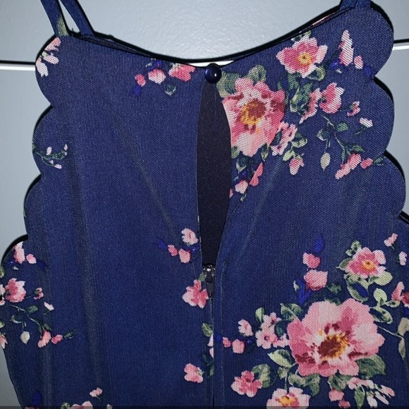 Floral Cutout Formal Dress - Picture 4 of 5
